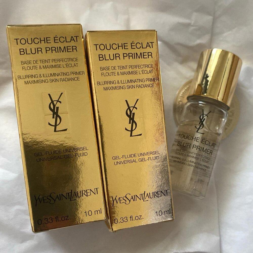 2x YSL Yves Saint Laurent Touche Eclat Blur Primer Mini 10mL each NIB